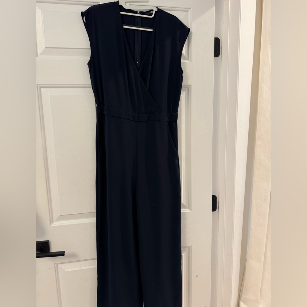 Uniqlo lightweight jumpsuit size S navy blue